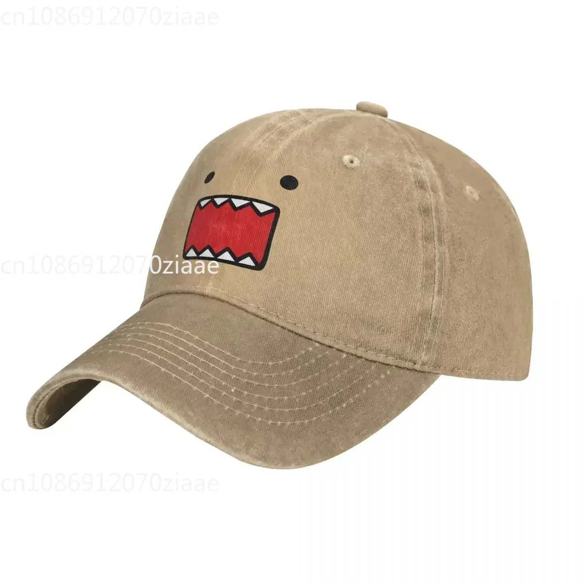 Summer Cap Sun Visor Domo Kun Doll Face Hip Hop Caps Cowboy Hat Peaked Hats