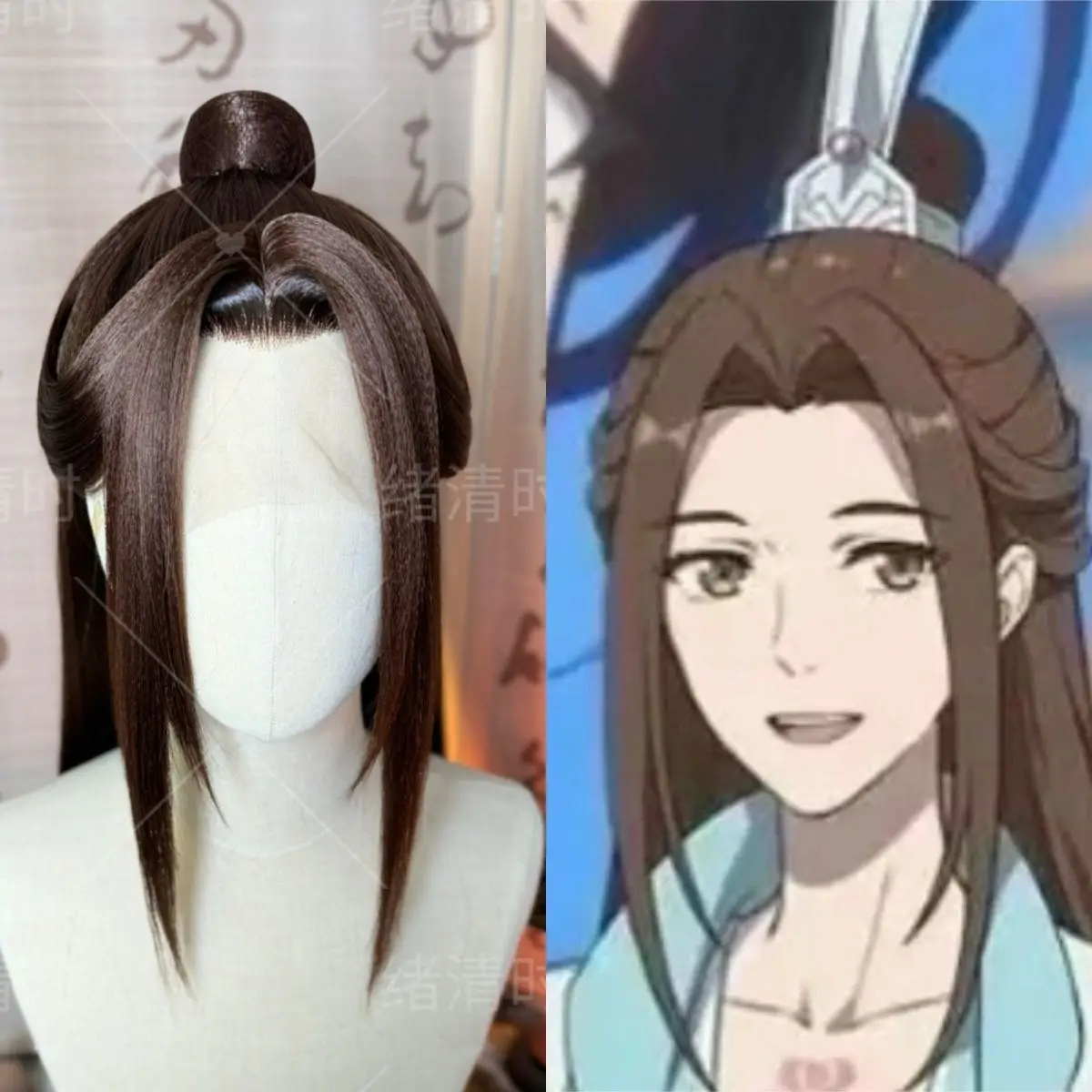 

Styled shi qingxuan Индивидуальный парик Аниме Tian Guan Ci Fu TGCF Xie Lian Hua Cheng Manga Версия Heaven Official's Bless Женский парик