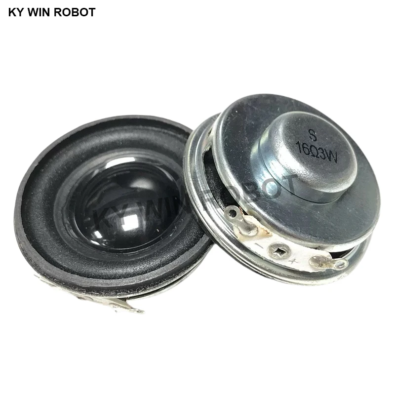 2PCS/Lot High Quality Speaker Horn 3W 16R Diameter 4CM Mini Amplifier Rubber Gasket Loudspeaker Trumpet Thickness 16MM
