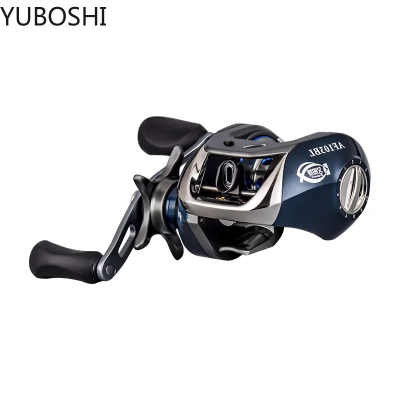 

YUBOSHI 10+1BB Metal Magnetic Brake System Fishing Reel 6.3:1 High Speed Saltwater Pike Baitcasting Reel