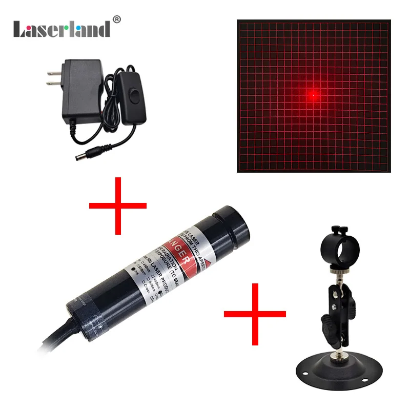 20x20 Grid 650nm Red Grating Laser Module 3D Structural Light Source Scanner Scanning