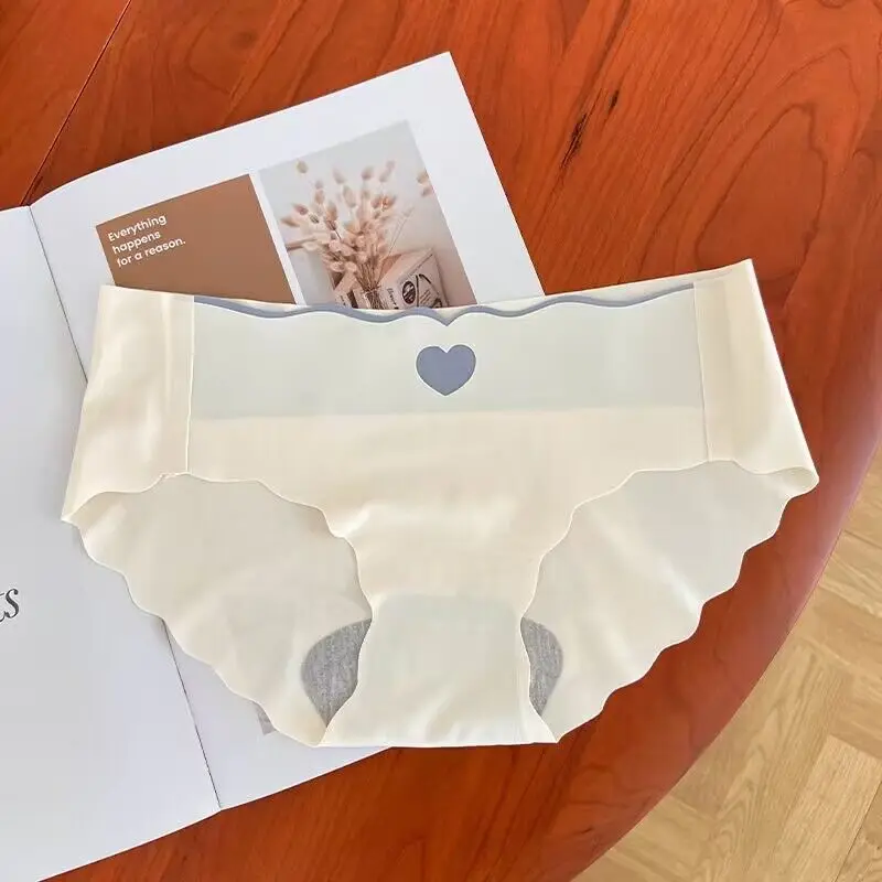 Seamless Panties For Women Low Rise Panties Briefs Female Underwear Thin Underpants Comfort Soft Lingerie Solid Color