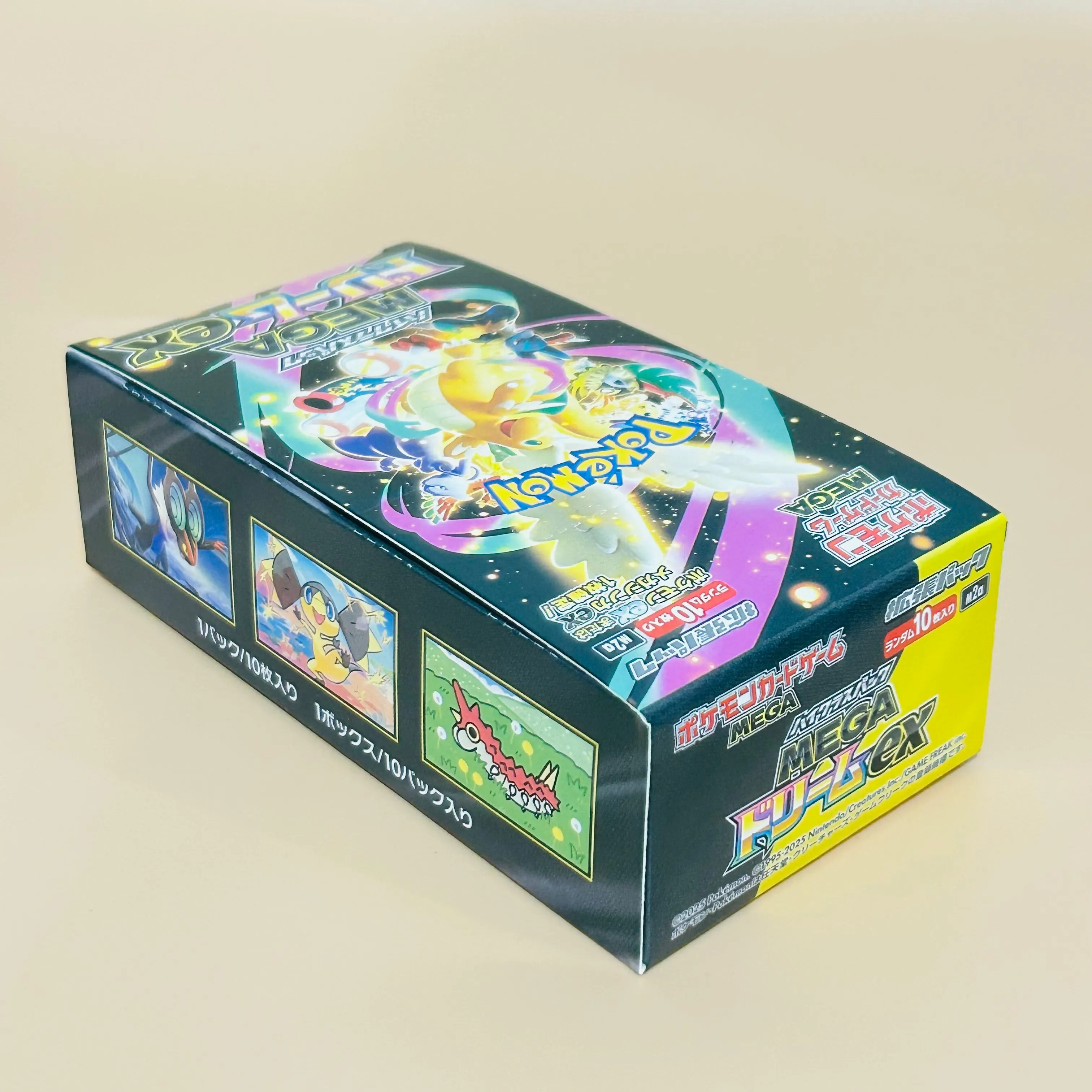 DIY Pokemon M2a Booster Pack 10 Cards Holographic Texture Cards JP Version Collectible Grade Classic Anime Game Collectible TCG - view 5