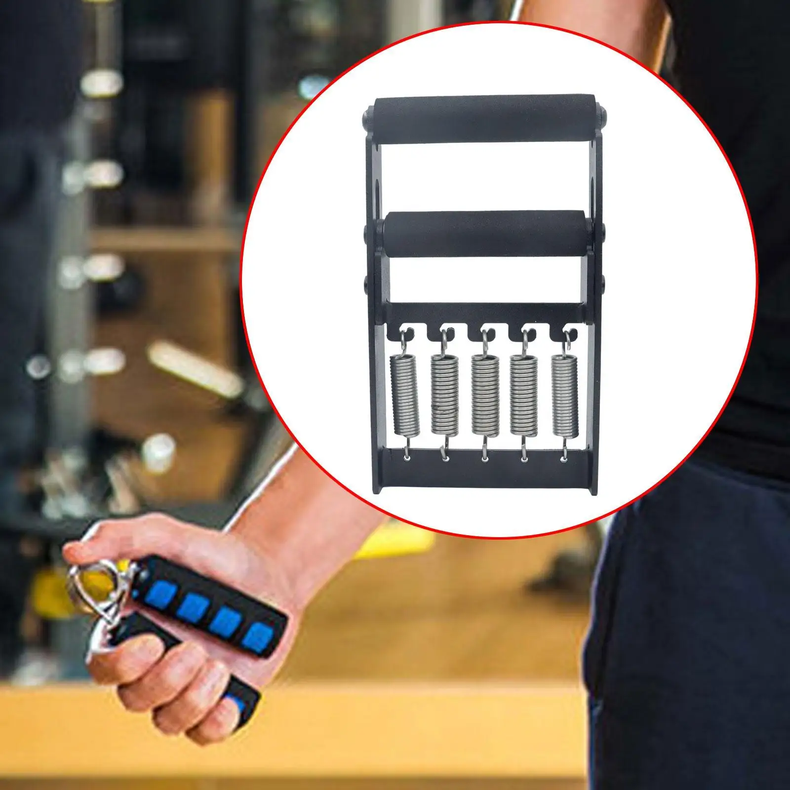 

Hand Grip Strengthener for Men Fitness Equipment Workout Anti Slip Adjustable