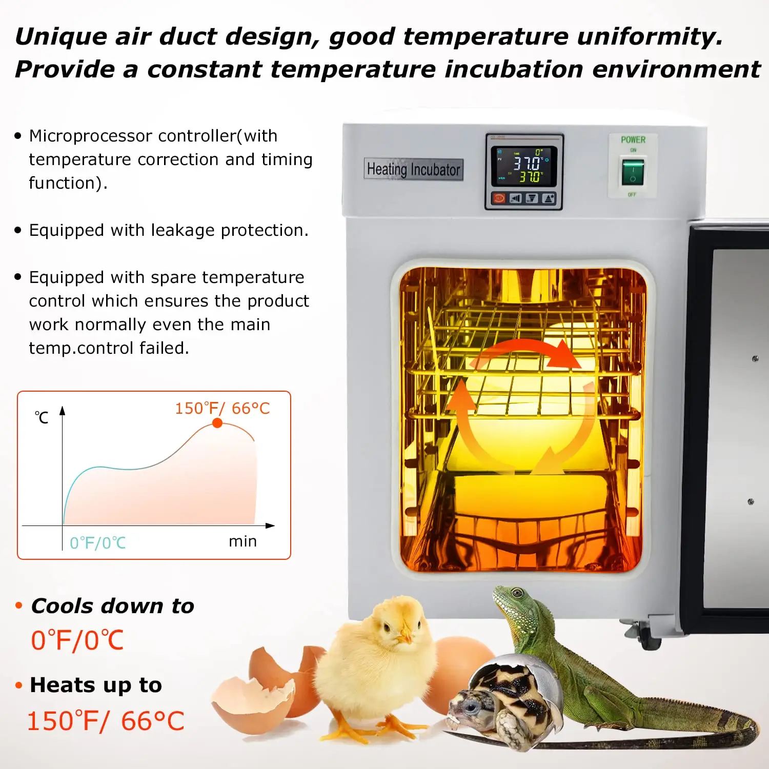 Lab        18L 20L PID Temp Control Bacterial Culture Seed Germination Medical Science Digital      Reptile Incubato