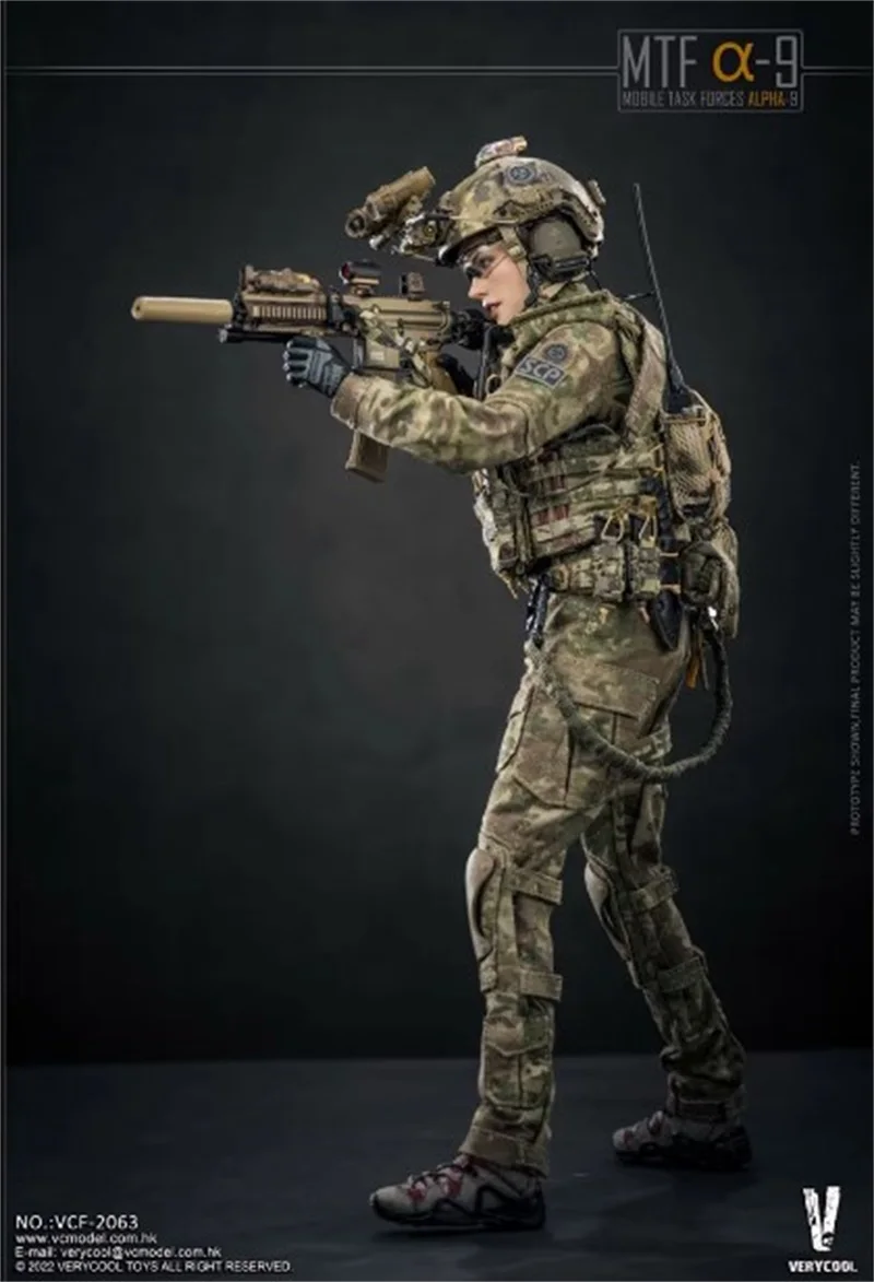 VERYCOOL VCF-2063 1/6 Female Soldier Mobile Task Force Alpha-9 Model Full Set 12'' Action Figure In Stock For Fans Collection