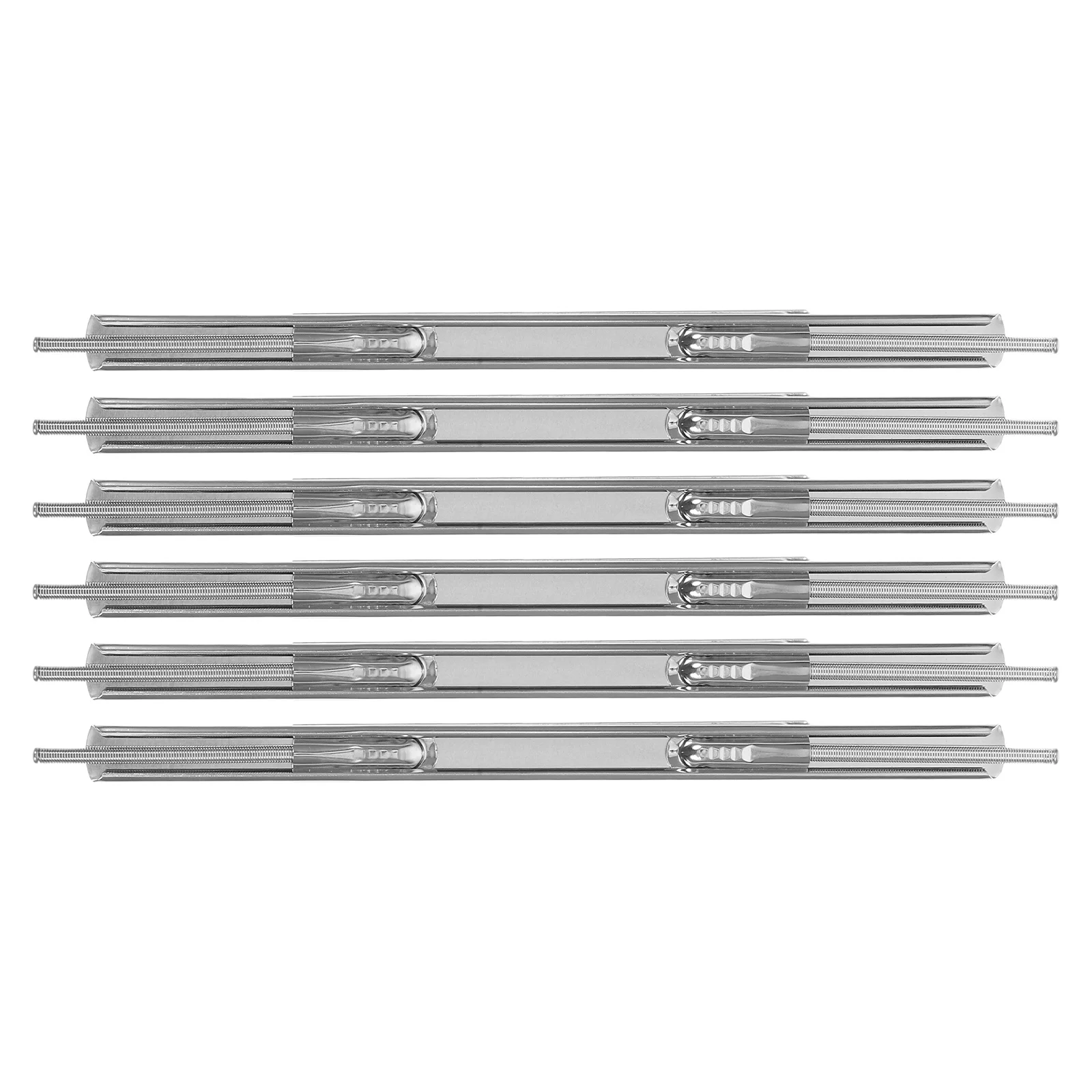 6Pcs Metal Binding Clips Smooth Surface Loose Leaf Binder Rings for Home Office School Stationery Organizer
