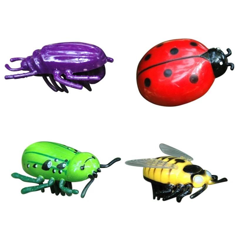 Electric Beetle Ladybug Pet Dog Cat Toy Simulation Animal Insect Toy Battery Powered Mini Toys Pet Interactive Toy Cat Supplies