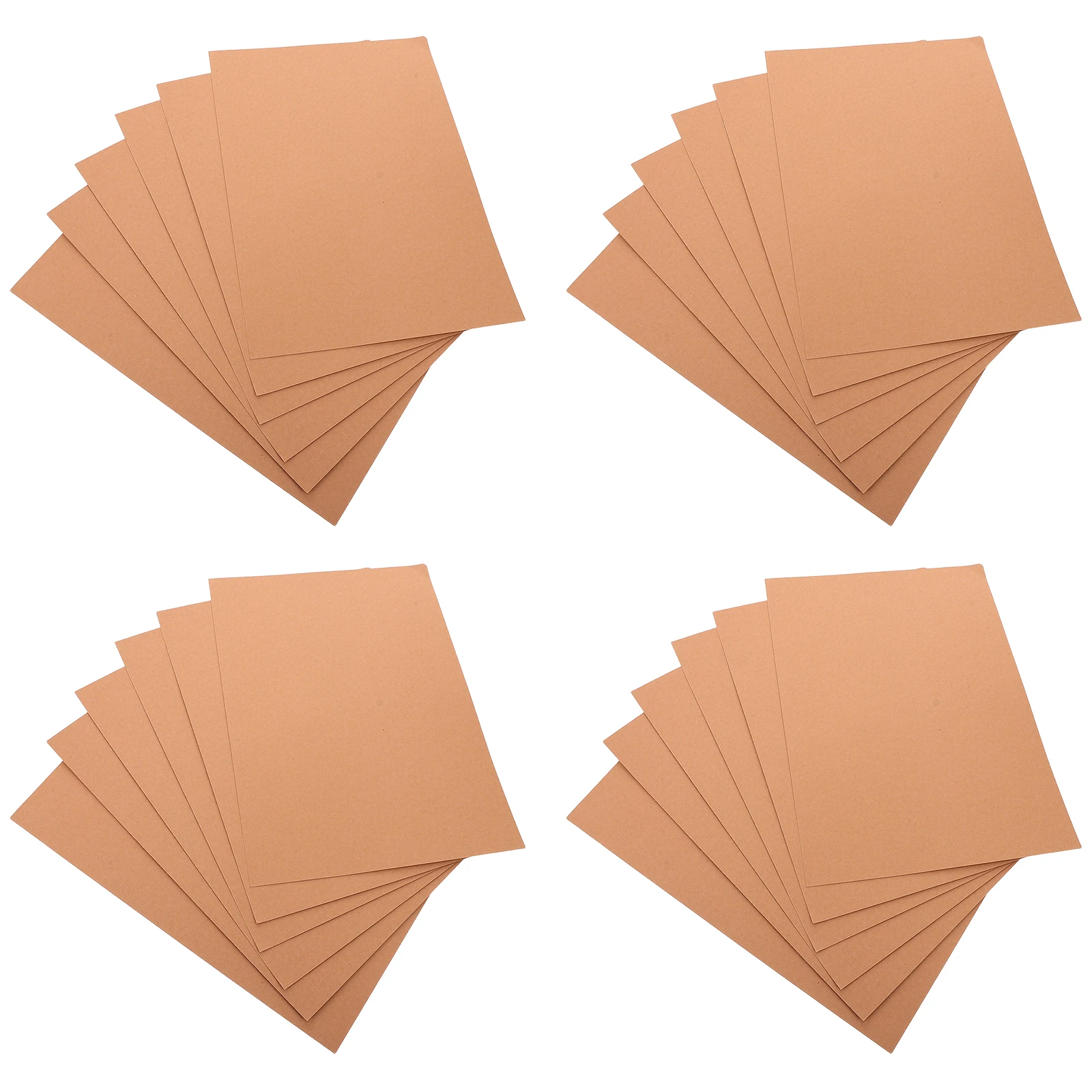 50 Pcs Cardstock Paper for Painting Handmade Crafts Thick Construction Stock Gouache Sheets Scrapbook Supplies