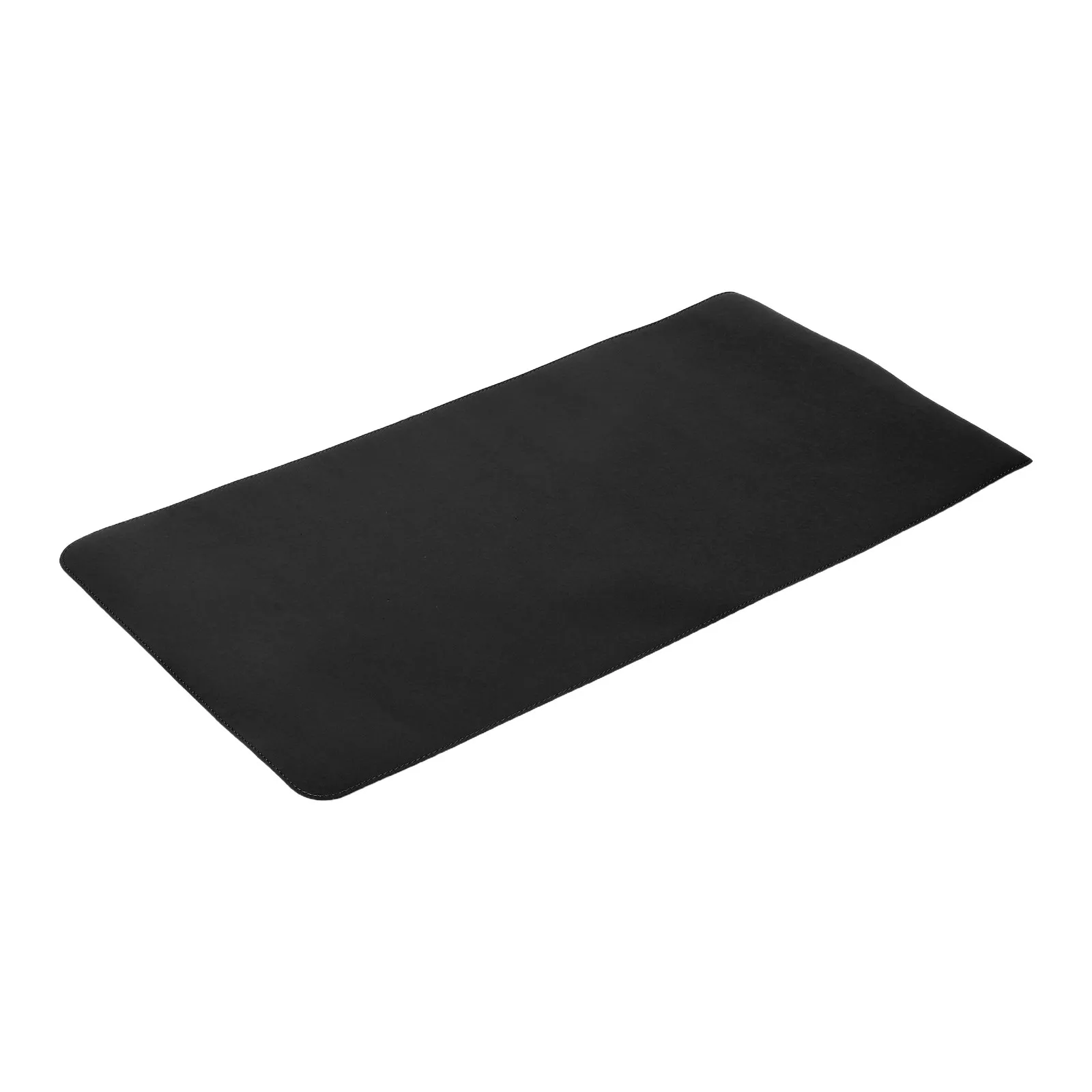 Large Mouse Pad for Desk Black 31.5x15.75 Inch Non Slip PU Waterproof Desktop Protector Office Workstation Mat Writing