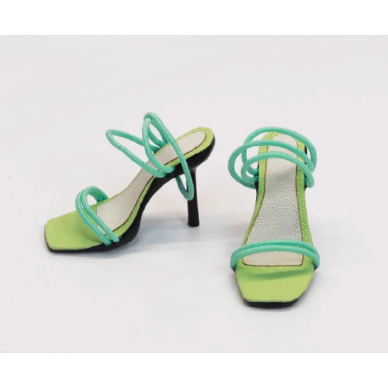 

Сандалии на высоком каблуке 1/6, модель обуви с эластичным ремешком, стандартный размер, подходит для разборки ног 12 дюймов, фигурка женщины-солдата, тело куклы