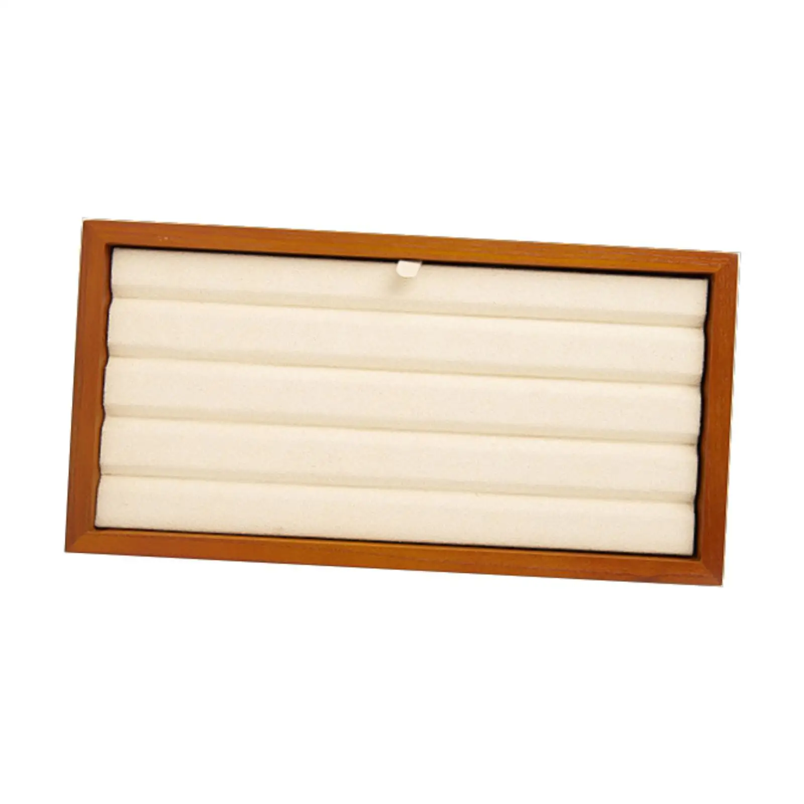 

Jewelry Display Tray with Solid Wood Construction Gemstone Bead Organizer for Home Storage and Retail Shops