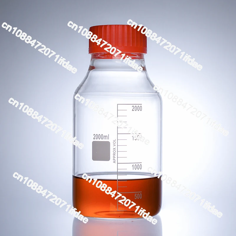 Reagent Bottle, Wide-mouth Bottles Glass Bottle Gaopeng Silicon Material High Temperature Resistant Serum Bottles