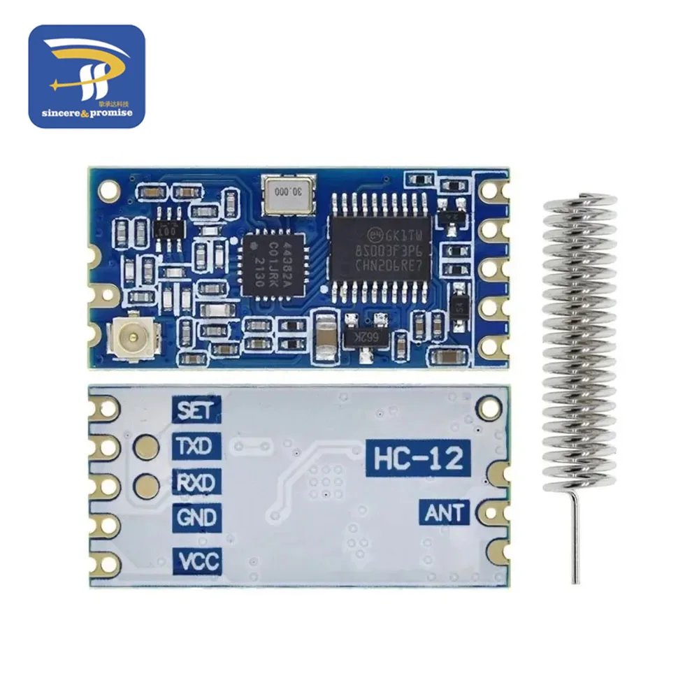 HC-12 SI4438/4463 wireless module 3.2V-5.5V 1000 meters distance 433M wireless serial port module UART interface
