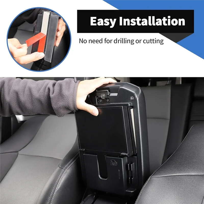 

Трендовая центральная консоль, органайзер в одно касание, ящик для хранения в подлокотнике для Toyota 4Runner 2010-2024, аксессуары