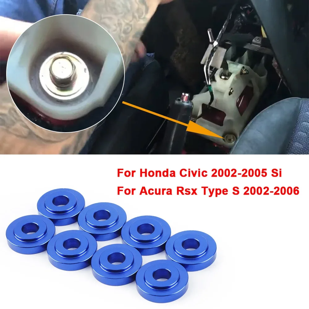 High Quality And Durable Suitable Car Shift Button Bushing Gasket  For Honda Civic 2002-2005 Acura RSX Type 2002-2006 8pcs/Set