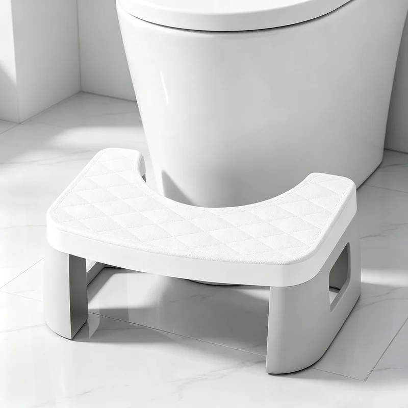 Anti Slip Toilet Step Stool Comfort Squat Posture Footrest Portable Bathroom Stool For Adults And Kids