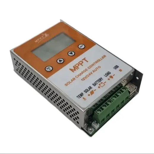 10A20A photovoltaic MPPT solar controller with backlight display 12V11.1V solar charging controller