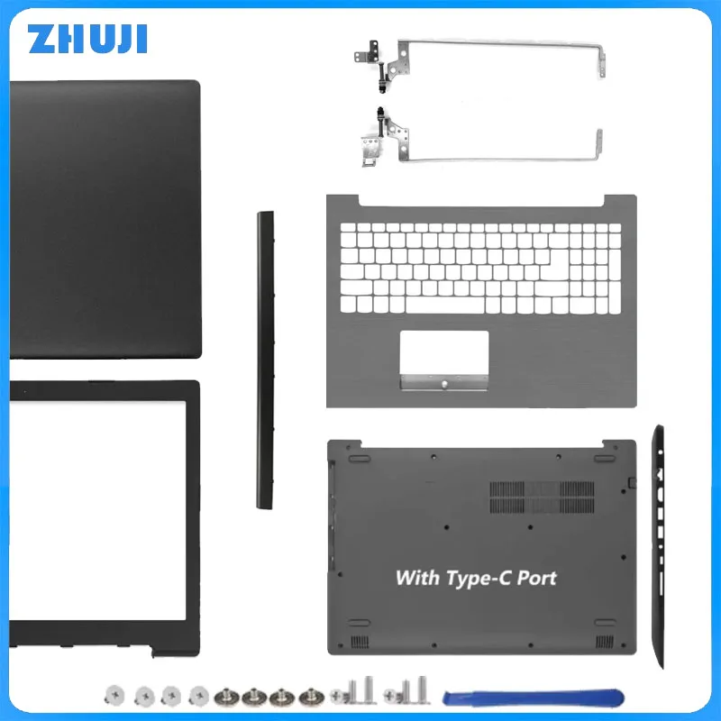 

Для IdeaPad 330-15 330-15IKB 330-15ISK 330-15IGM 330-15ARR новая задняя крышка ЖК-дисплея/передняя панель/петли/подставка для рук/нижняя часть корпуса серого цвета