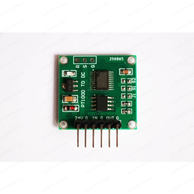 Pt1000 to 0-5V 0-10V Temperature Transmitter Module, Linear Signal Isolator Converter