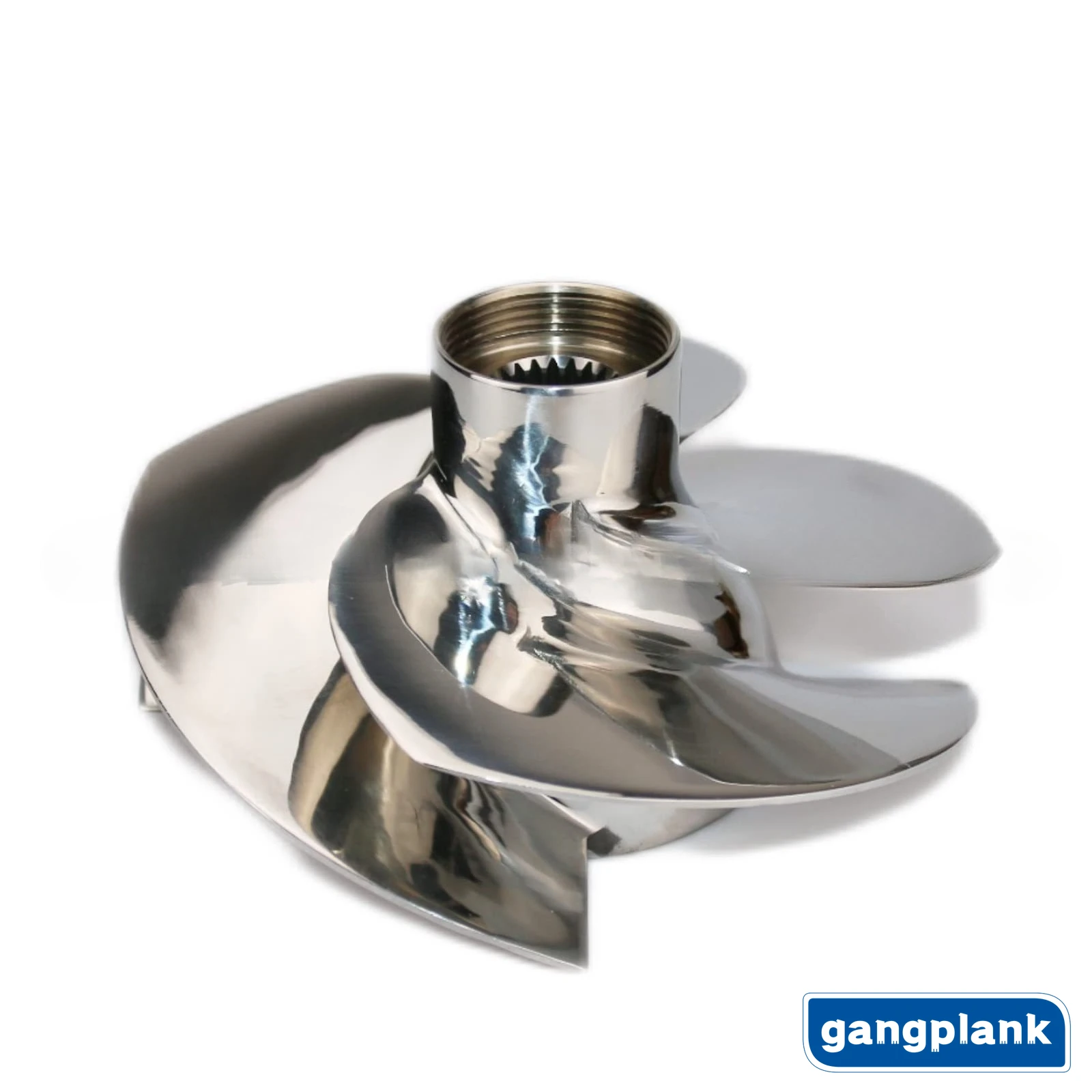 4 Blades Modified Motorboat Propeller for Bombardier 215-255-260 Motor Boat Alloy Stainless Steel Propellers