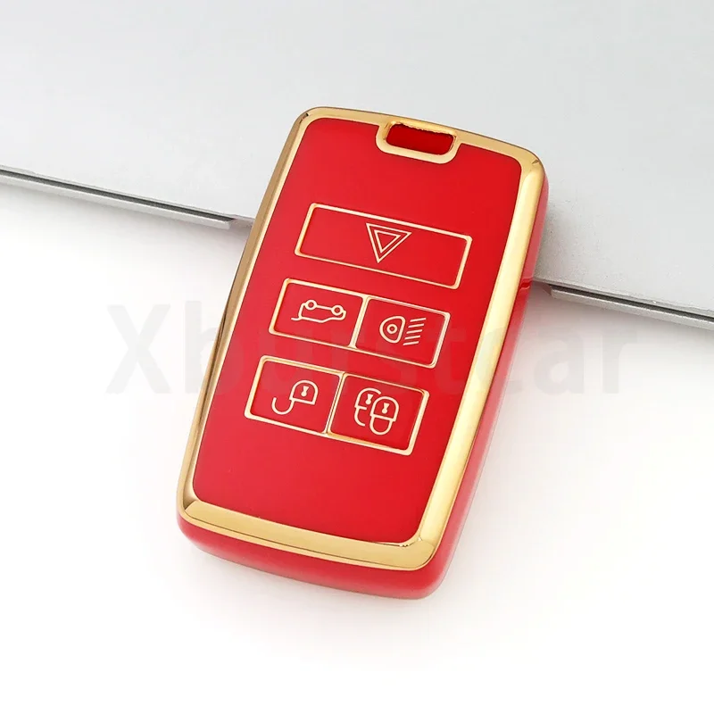 For Land Rover Range Rover Evoque Discovery Sport Velar For Jaguar XE E-PACE XF Soft TPU Car Remote Key Case Cover Shell Fob view 5