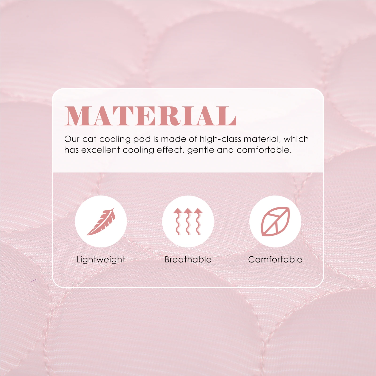 

Dog Pads Pet Ice Mat Portable Cooling Puppy Dogs Outdoor Pink for Pets Mats Child