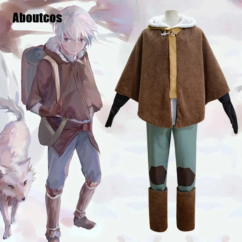 Anime japonés a tu eternidad Fushi Aboutcos disfraz Cosplay Sudadera con capucha abrigo pantalones trajes Halloween regalos de navidad eo] 5