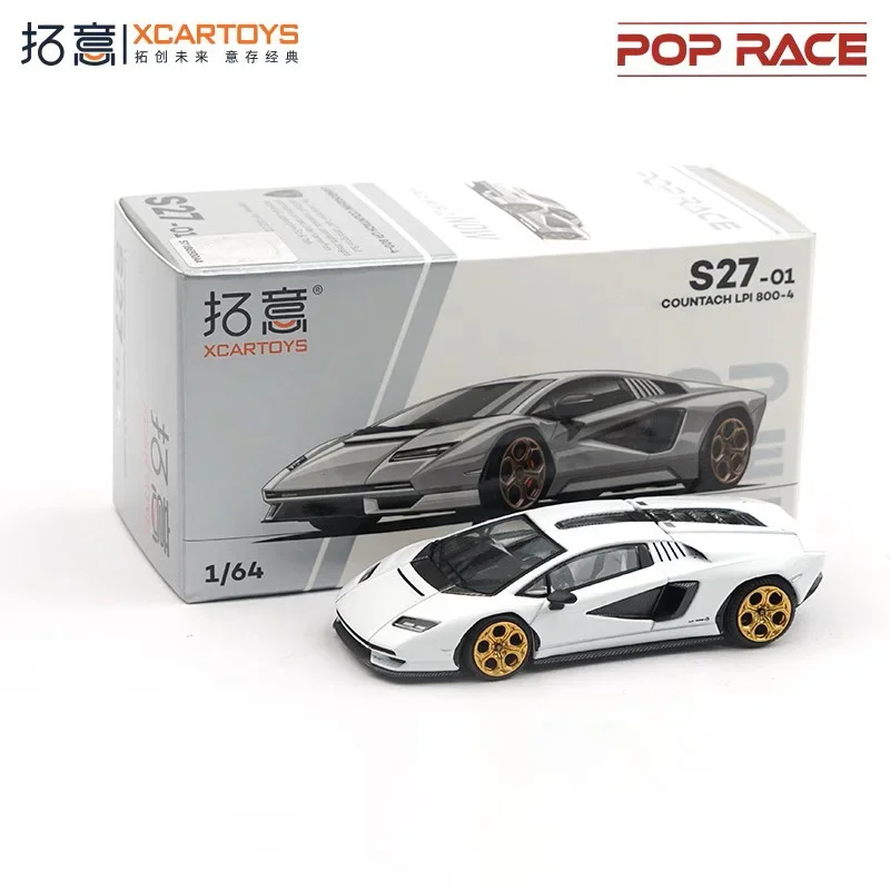 

Xcartoys x POPRACE 1:64 LPI800-4 Белая литая модель автомобиля