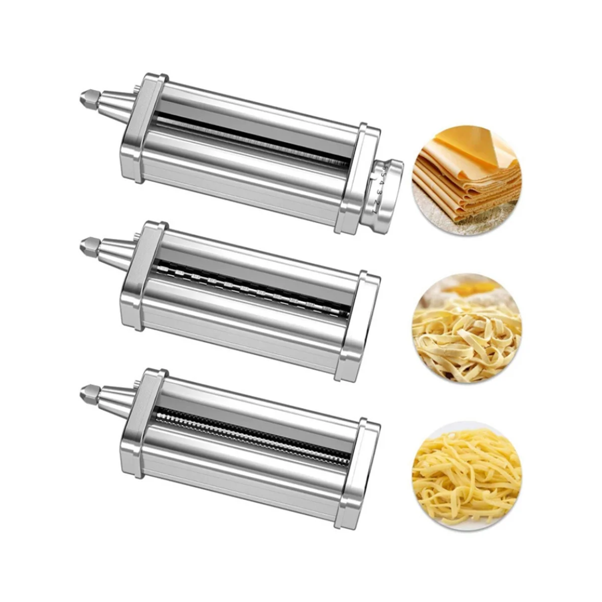 Noodle Press Kit for Pasta Maker Stainless Steel Pasta Spaghetti Roller Stand Mixer Attachment Kitchen Tool