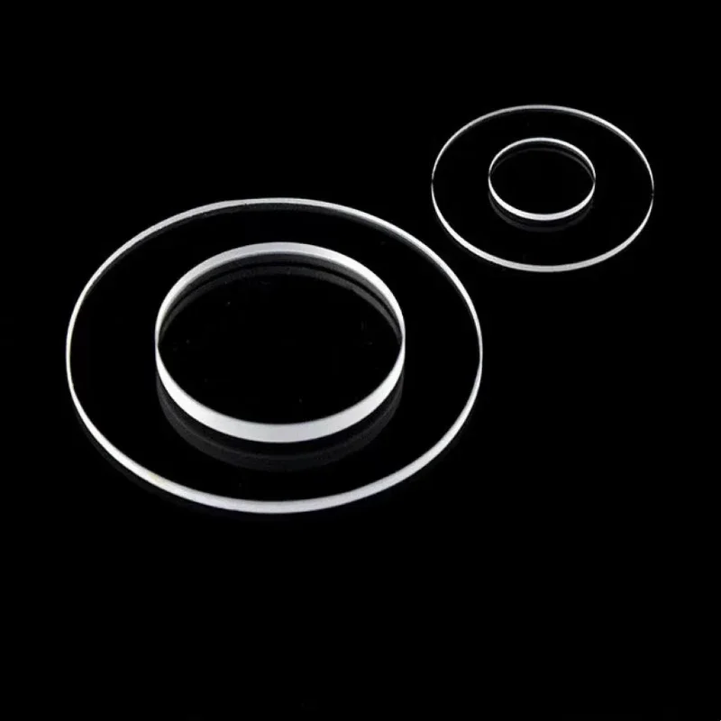 2mm Quartz Glass Disc JGS2, High Temperature Resistance, Acid and Alkali Resistance, Ultra-thin Round Glass Sheet, Dia1mm-90mm
