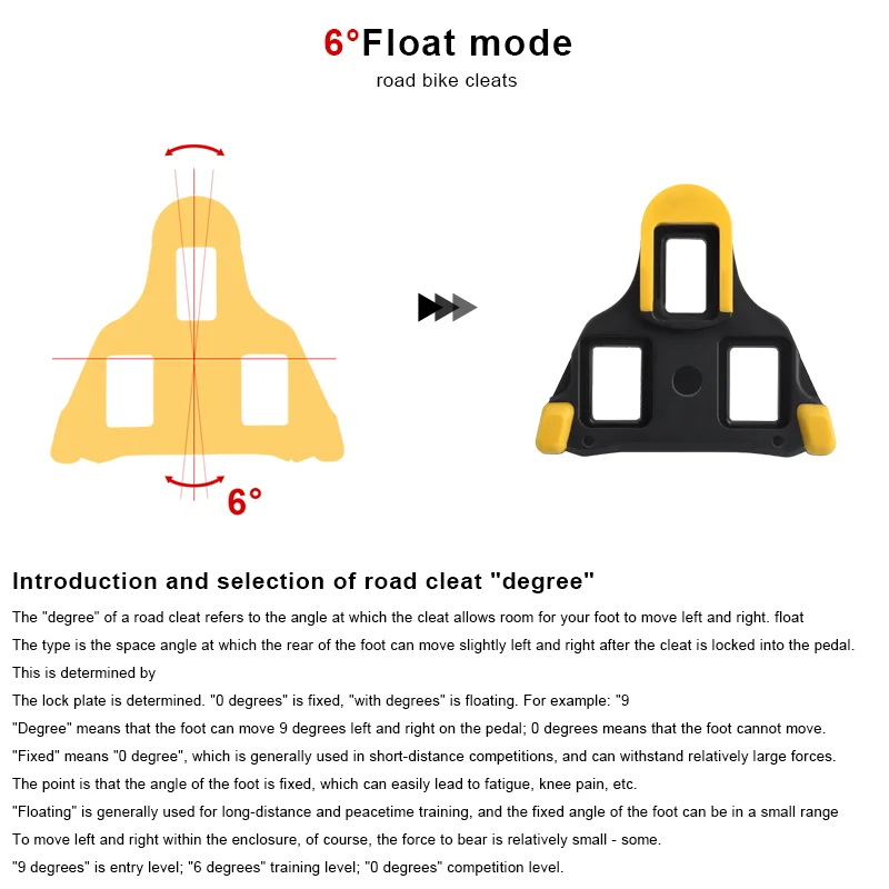 1Pair Bicycle Pedal Cleat Mountain Road Bike Shoe Universal Self-locking Pedales Cycling Accessories For Shimano SH-11 SPD-SL