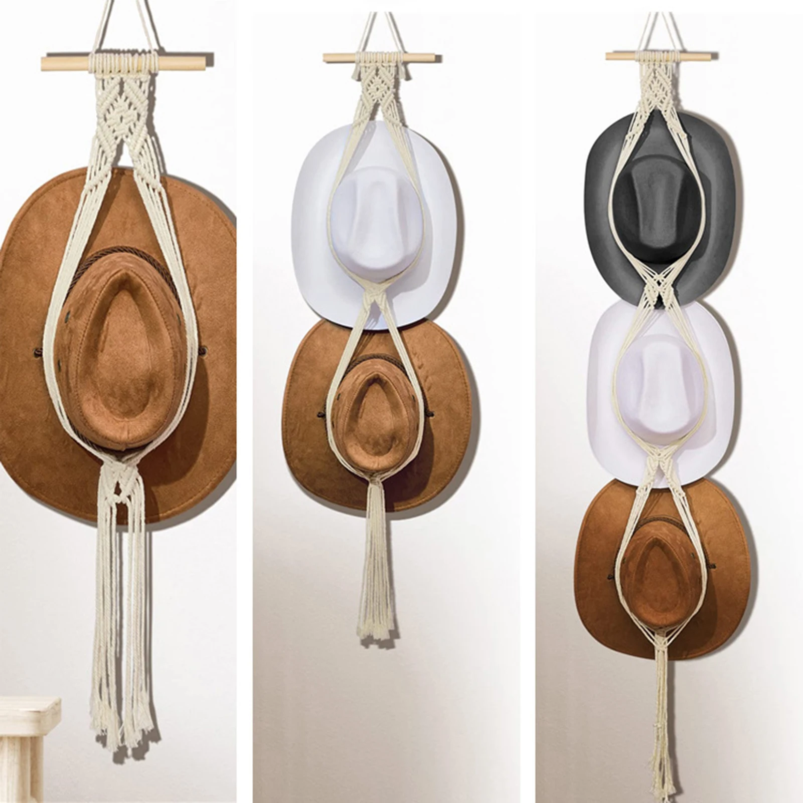 Beautiful and Delicate Hat Rack Finely Woven Flexible Hat Organizer for Maintaining Your Hat Shape