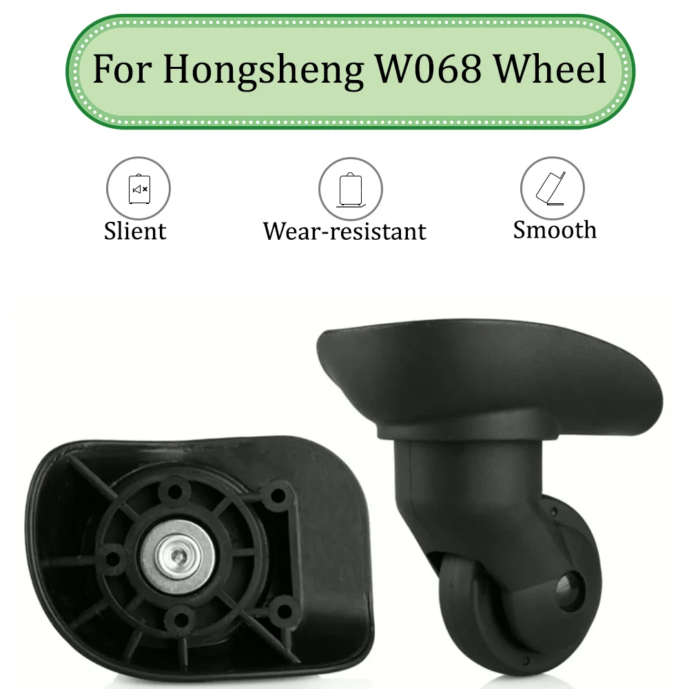 For Hongsheng W068 Universal Wheel Trolley Case Wheel Replacement Luggage Pulley Sliding Casters Slient Wear-resistant Repair