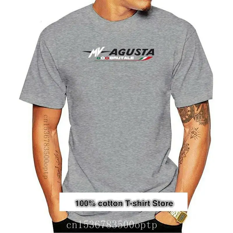 Fashion New Men T Shirt Classic Mv Agusta 800 Brutale Grey Funny t-shirt Novelty Tshirt Women