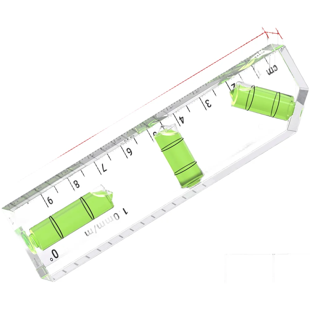 10.2*2.5*1.5cm Magnetic Angle Gauge Lightweight Level Ruler With Magnet Level Ruler Lightweight Portable Design