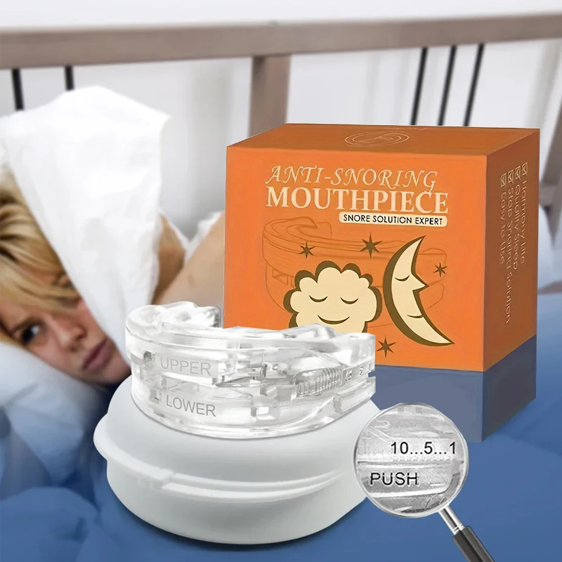 

New Mouth Guard Anti-Snoring Teeth Bruxism Mouthguard Improves Sleep Teeth Bruxism Sleep and Apnea Snoring Device Stops Snoring