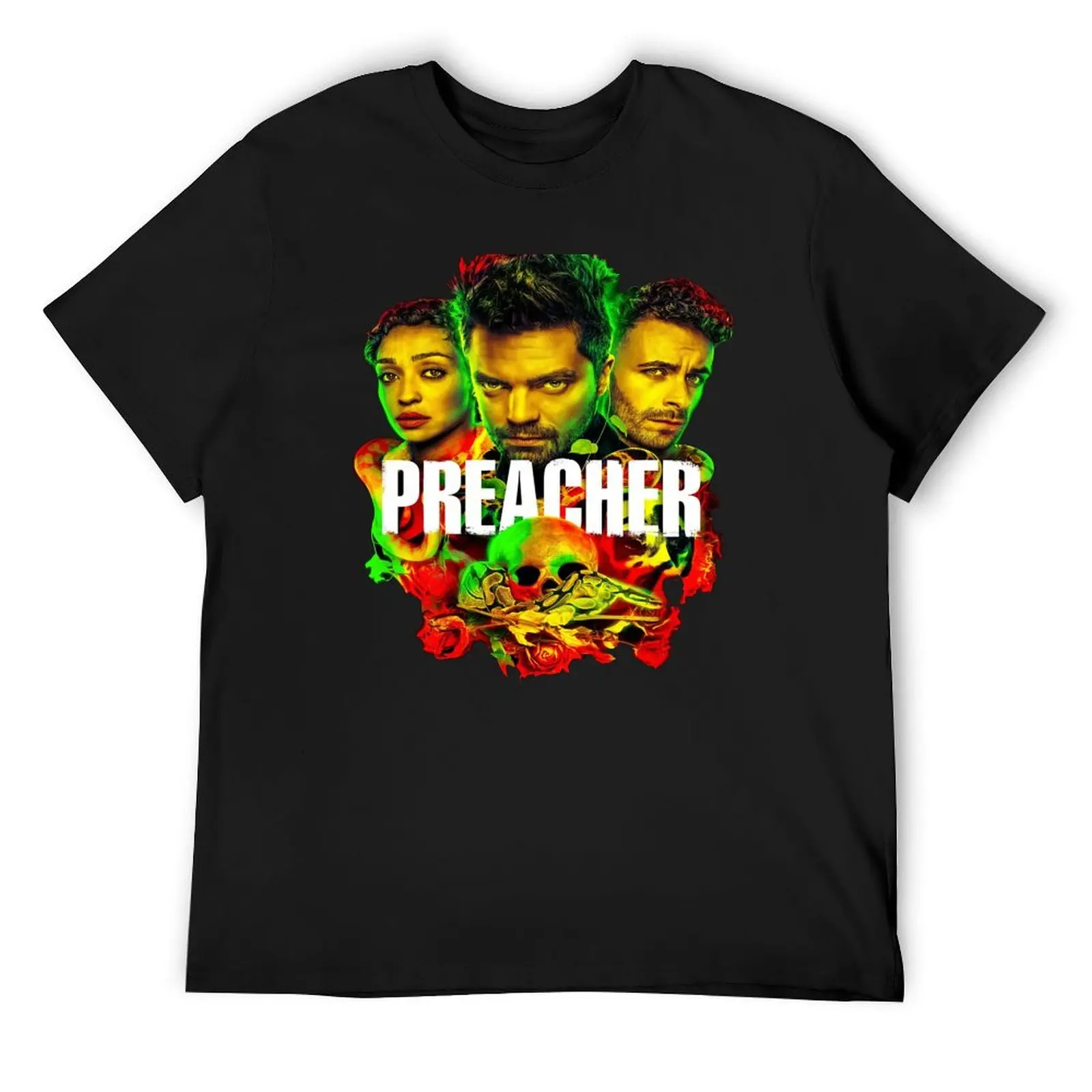 

PREACHER IN THE BAYOU T-Shirt oversized t shirt Short sleeve tee anime mens shirts graphic tee