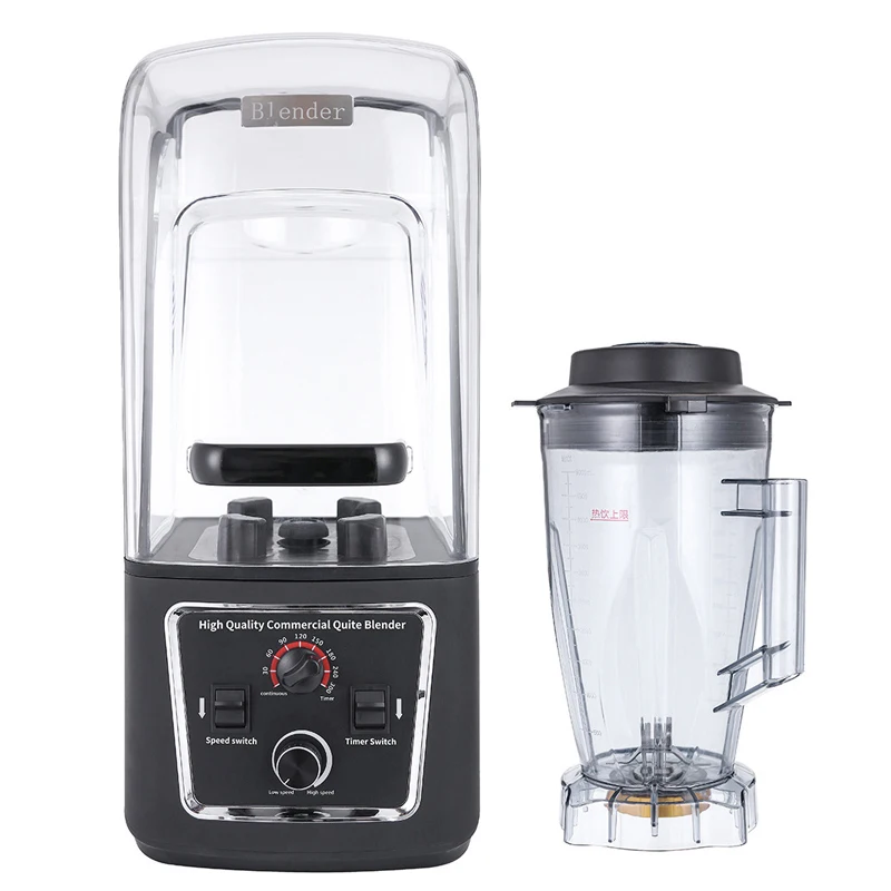 Capacity 3.8 Liters Commercial Blender Food Processors Fruit Yogurt Blender and Mixer Milkshake Maker