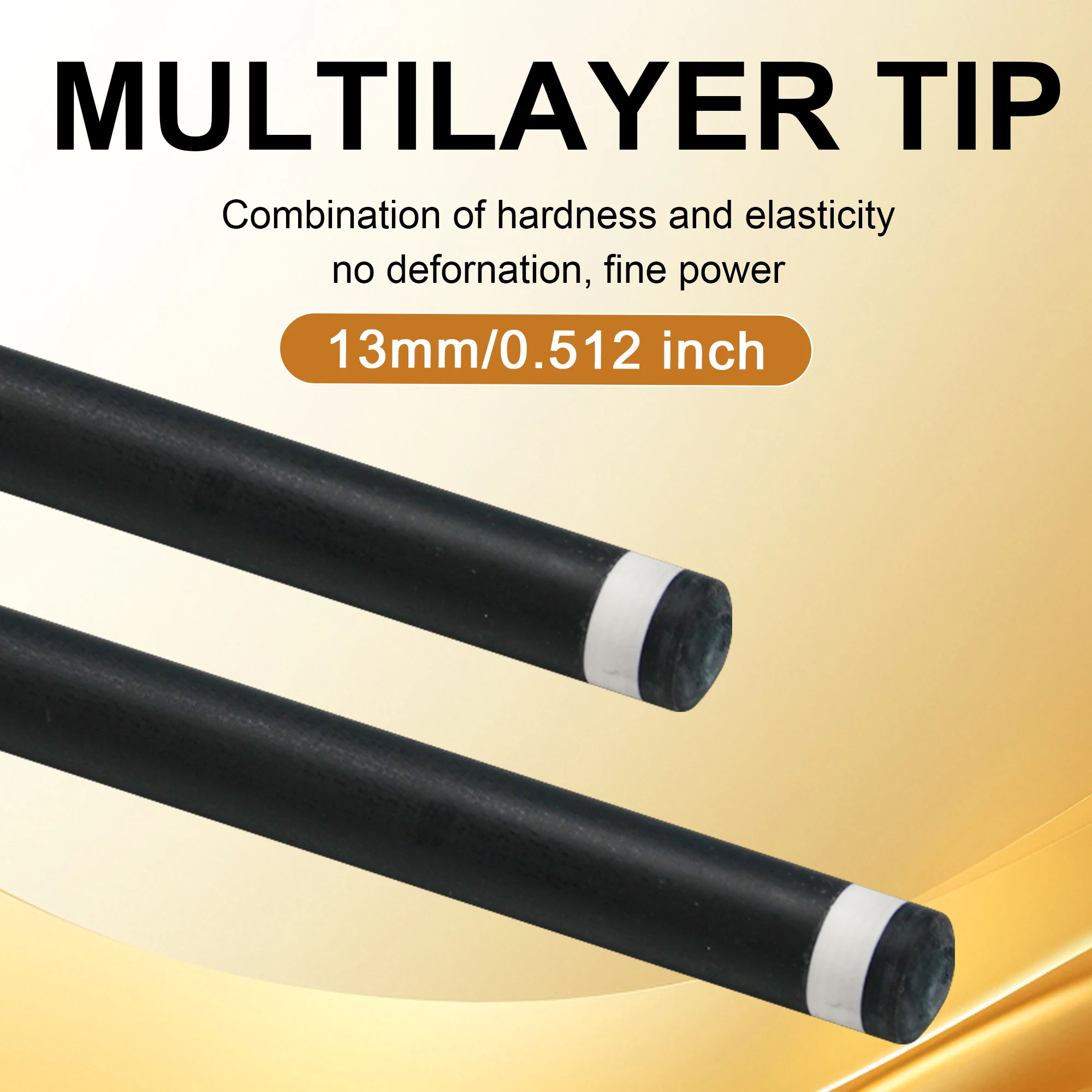 Design a punta forelimb13mm in fibra di vetro compatibile con varie marche di aste interfaccia lenta a otto denti durevole e leggero