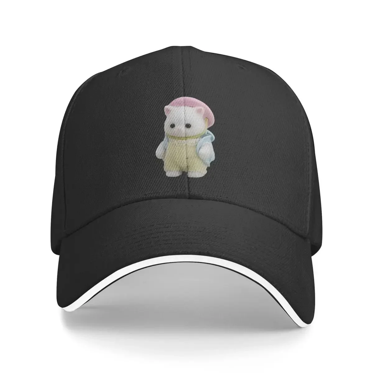 Baby Cat Sylvanians Families Kawaii Animals Baseball Cap Hip Hop  Calicos Critters Sandwich Caps Men Women Adjustable Dad Hat