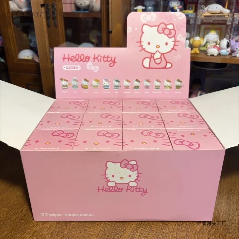 

Sanrio Hello Kitty кондитерский шеф-повар глухая коробка нарядное платье дневник серии милая фигурка кавайное украшение для рабочего стола коллекционный подарок для девочки