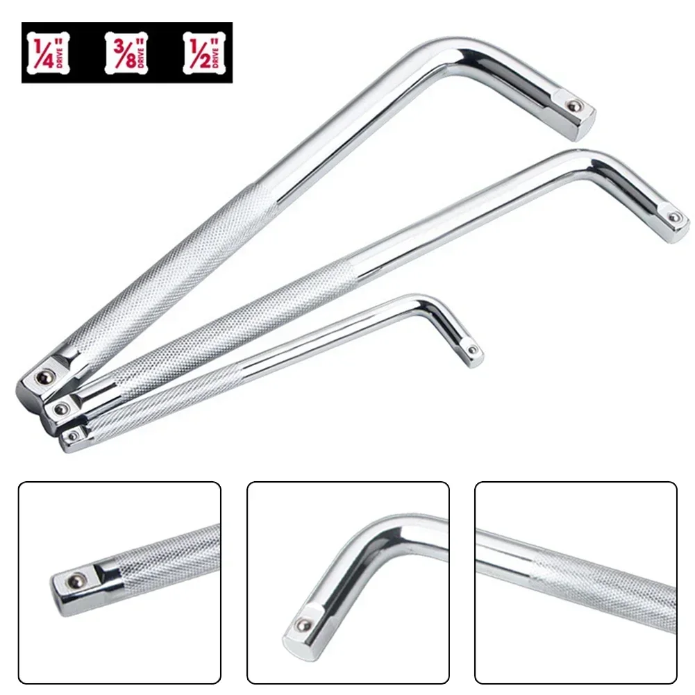 Hi-Spec Socket Wrench L Type Bent Bar Spanner Double End Wheel Wrench Auto Car Repair Tools Hand Tools Chrome Vanadium Steel