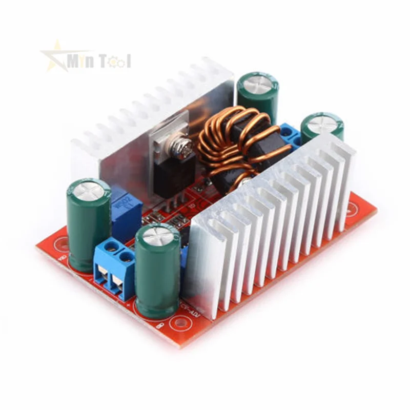 400W 15A DC Boost Konstantstrommodul Step-up Boost Wandler Spannungsladegerät Step-Up-Platine Netzteilzubehör – Detail 4
