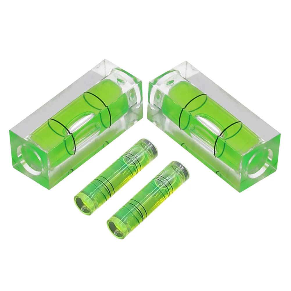 4Pcs High-precision Horizontal Bubble Bead Type Spirit- Level Mechanical Strip Horizontal Bubble Level Bubble Spirit- Level
