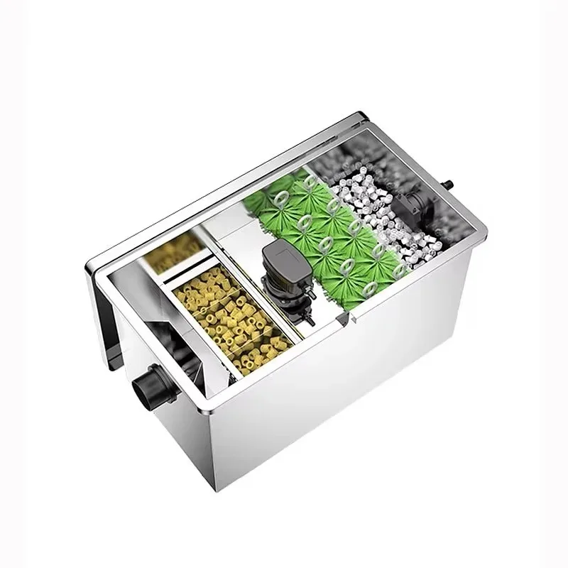 

【Best-selling】CNF-200/400/800 Stainless Steel Bio Pond Filter For Fish Koi Pond