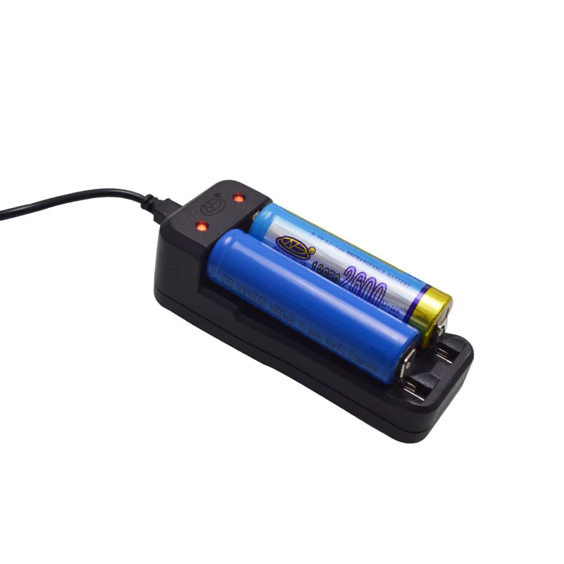 ที่ชาร์จ USB 2ช่องชาร์จอัจฉริยะแบตเตอรี่18650อัจฉริยะสำหรับชาร์จแบตเตอรี่ Li-Ion ที่ชาร์จแบตเตอรี่14500 26650