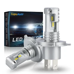 LED Canbus 헤드라이트 전구 CSP 팬리스, 자동차 오토바이, 하이 및 로우 빔 포함, 1/2X 16000LM, H4 9003