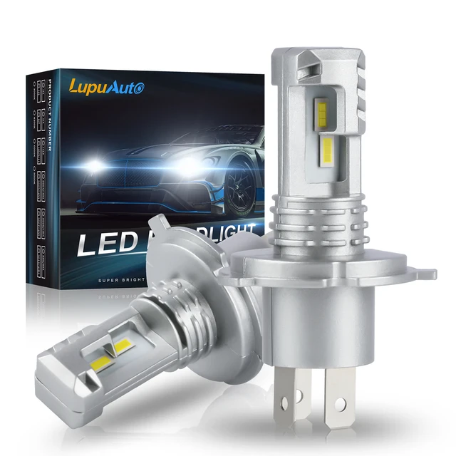 1/2X 16000LM LED H4 9003 LED Canbus Żarówka reflektora CSP bez wentylatora z drogą i światłem mijania do motocykli samochodowych Auto Lupuauto