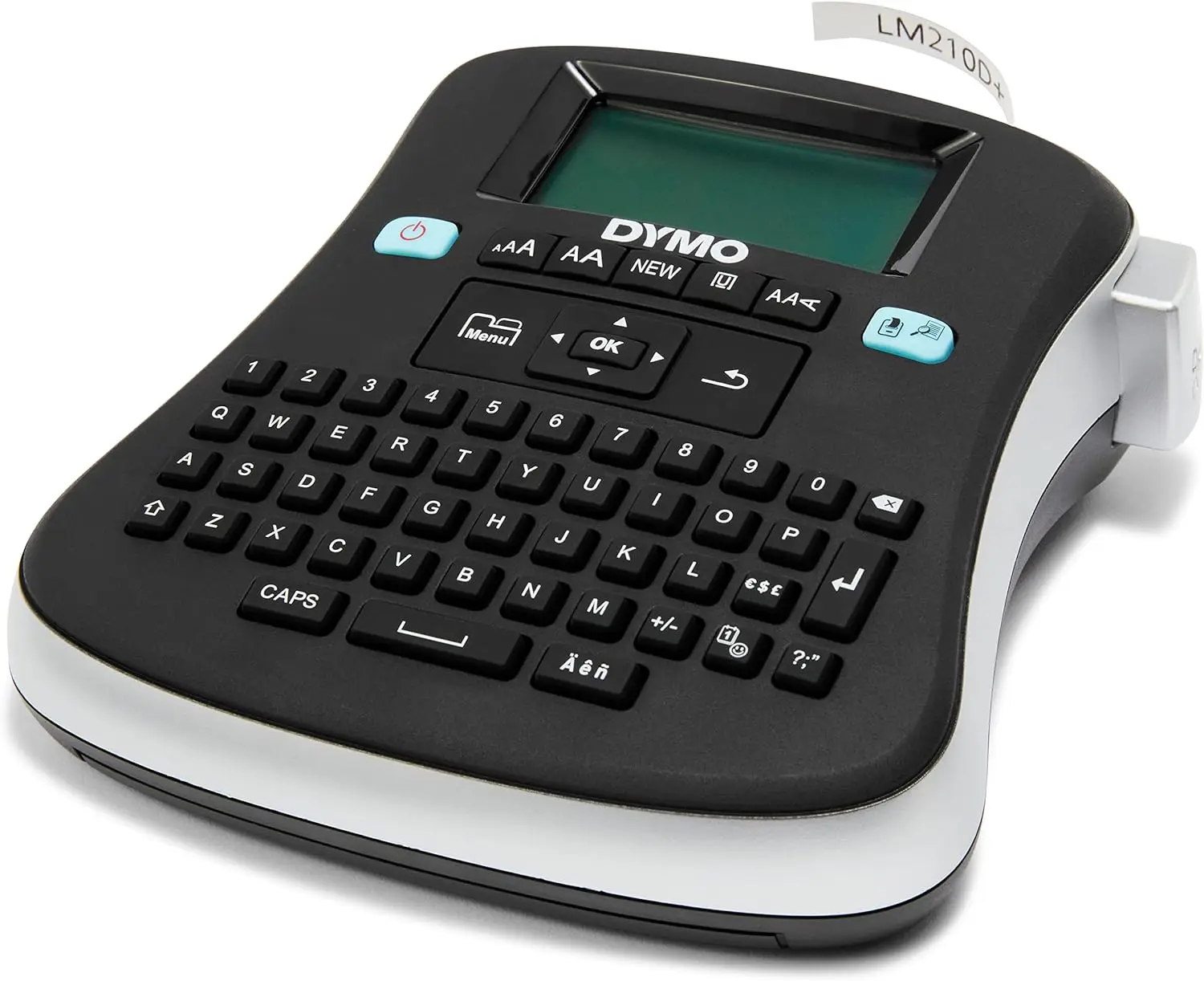 DYMO LabelManager 210D Portable Desktop Label Printer Large Display QWERTY Keyboard Chinese English Version Supports 12mm Paper